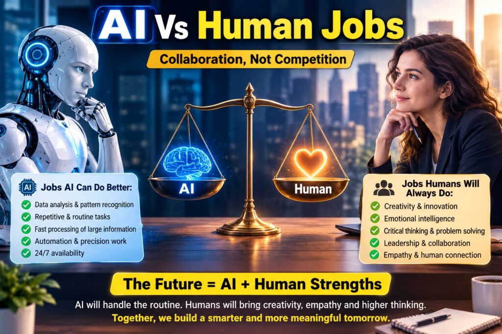 IELTS Latest Writing Task 2 — AI vs Human Jobs